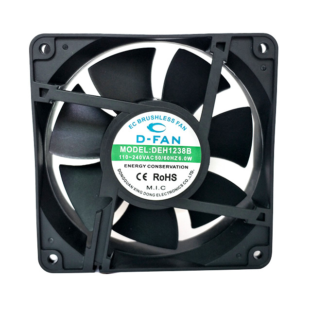 การใช้พลังงานต่ำ 120x120x38mm 12038 ec axial fan