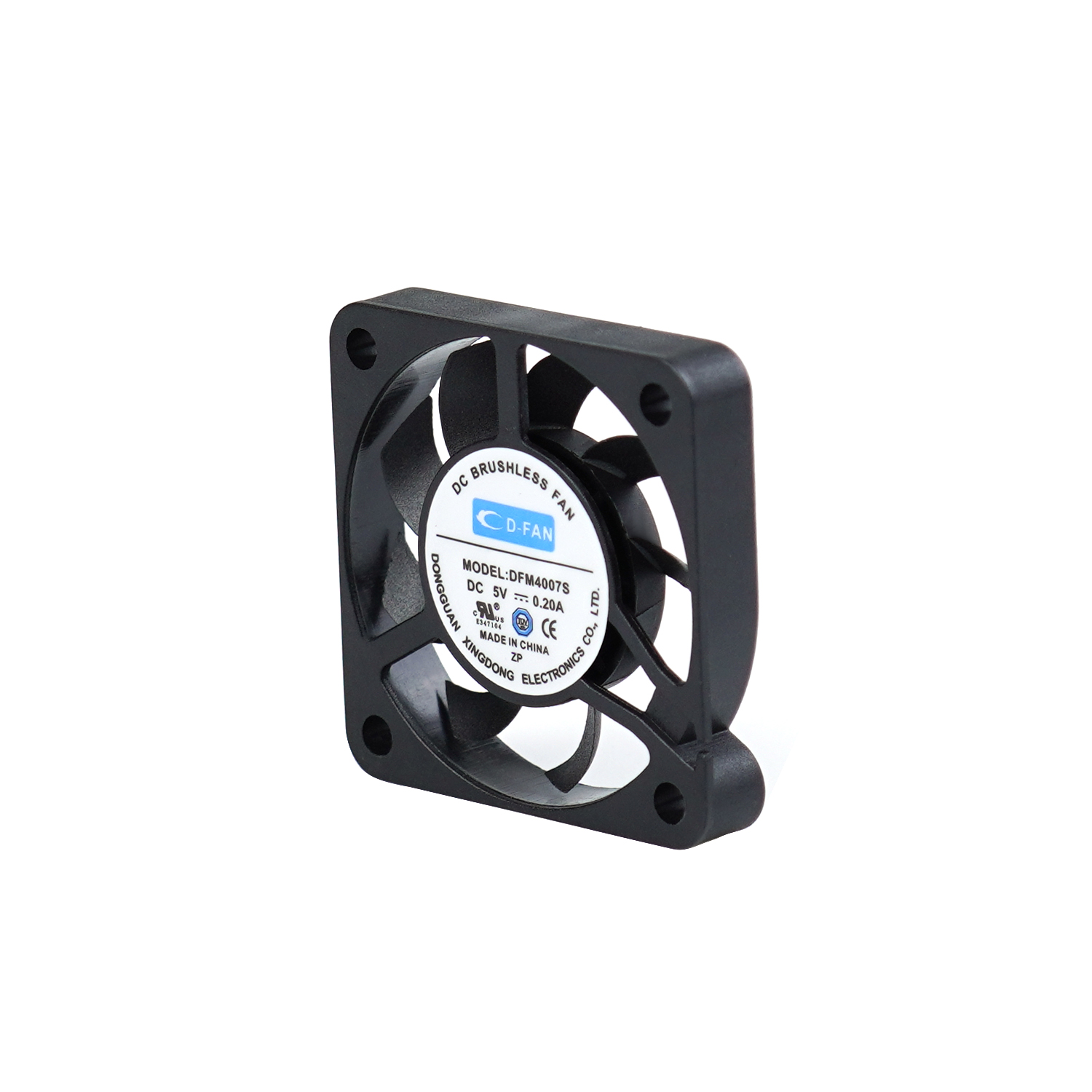 PWM 5V 12V 40mm แขนแบริ่ง DC Axial Fan