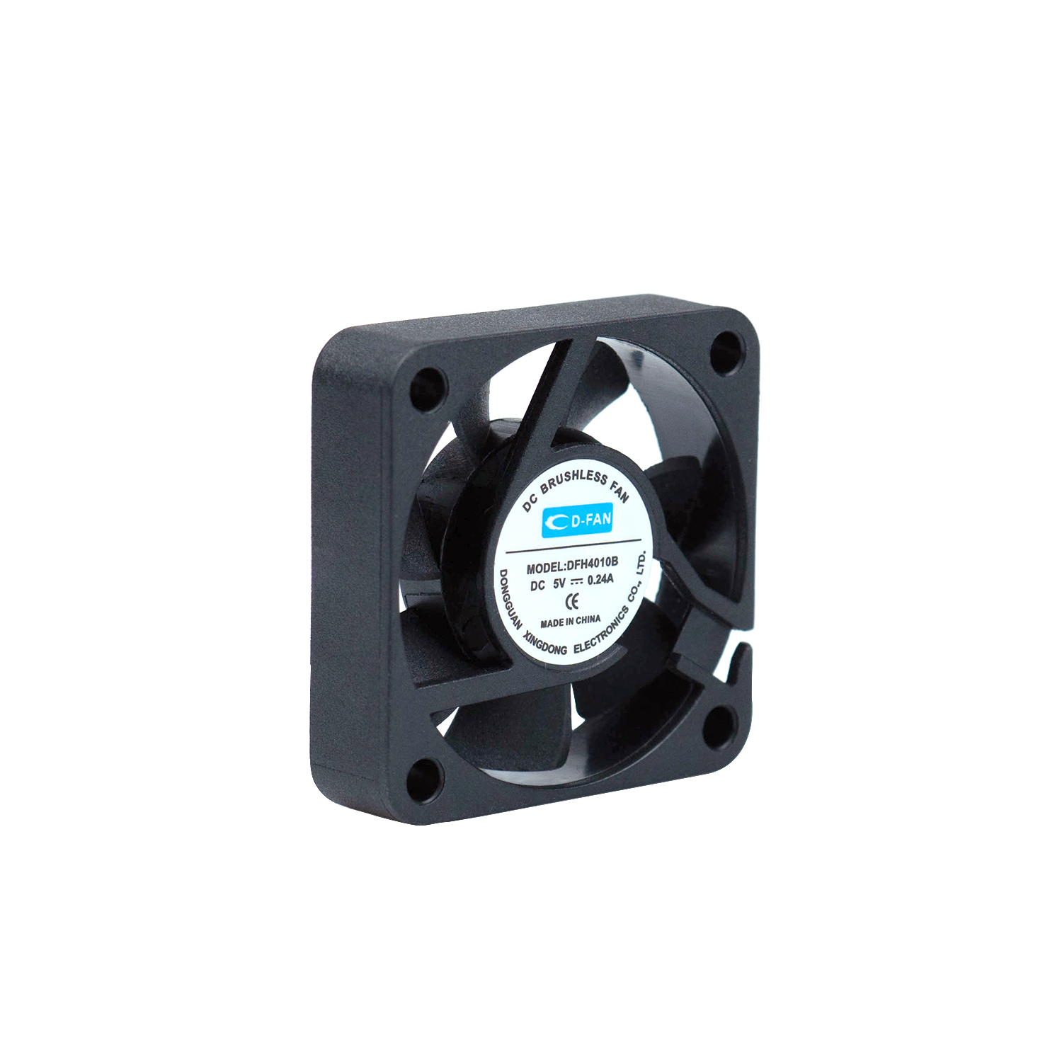 เสียงต่ำ 5V 12V 40 มม. DC Axial Fan